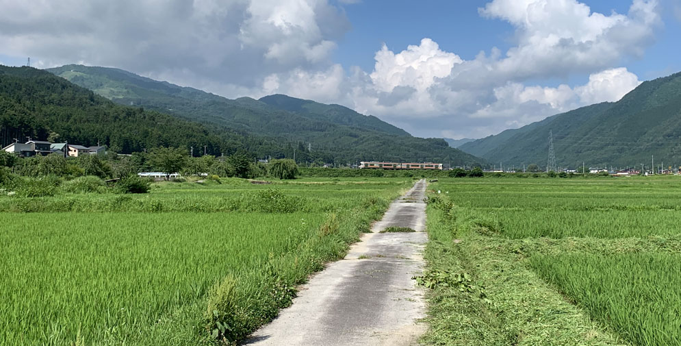 一之宮の田園風景