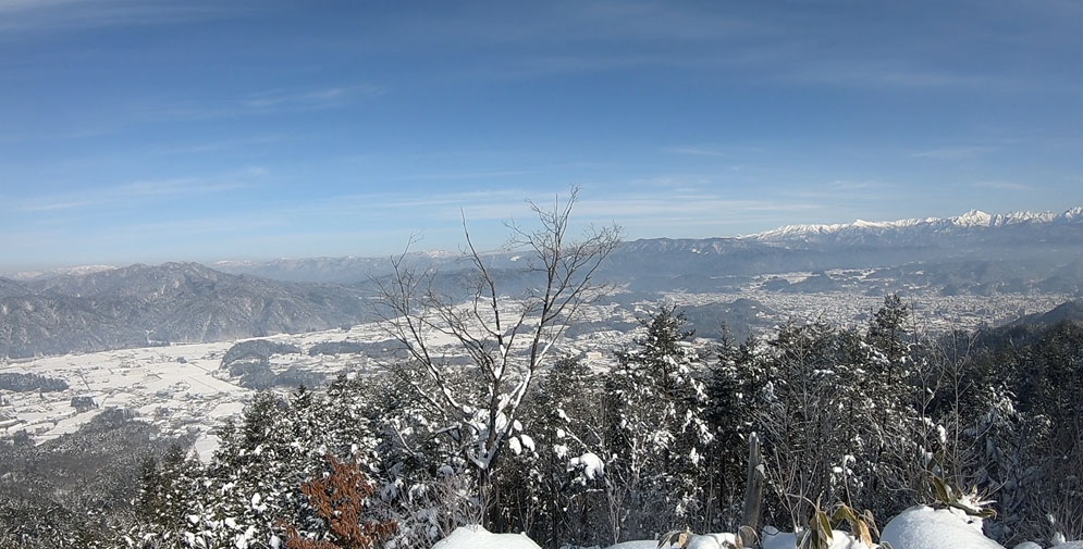 原山の頂上からの景色