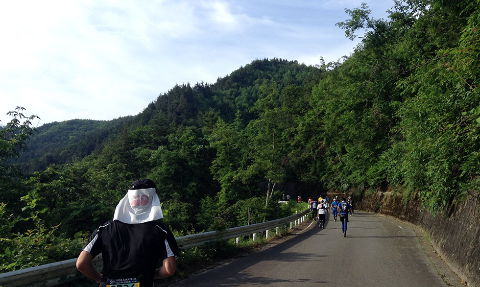 高山ウルトラマラソン名物「坂」